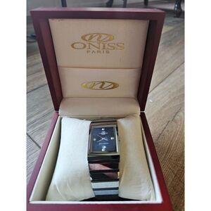 Oniss Paris ON331-M All Tungsten Swiss Mvt Men’s *untested* Box